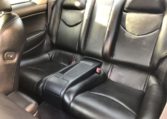 Black leather seats fitted in the back seat showcase